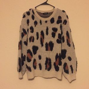 Cheetah sweater